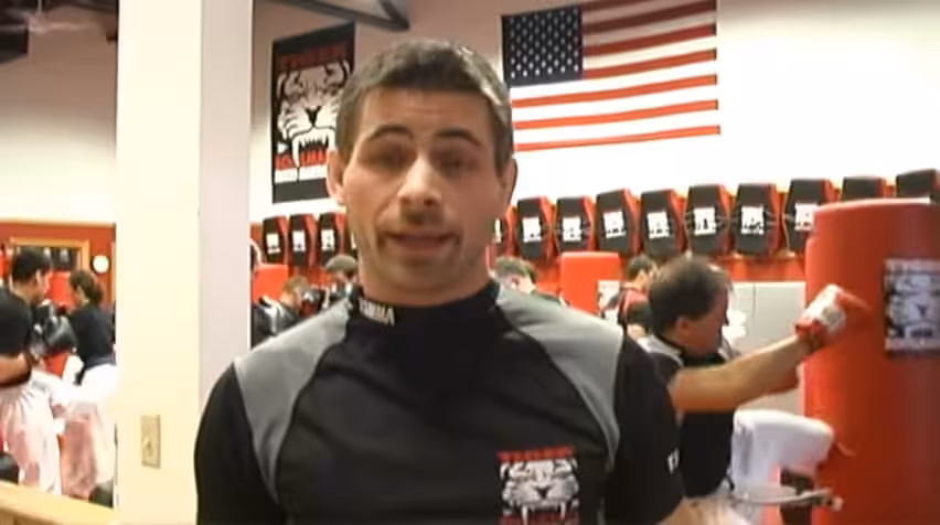 Martial arts sensei in Tiger Schulmann's in Princeton