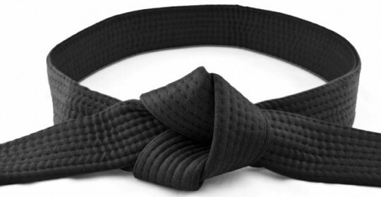 Black martial arts Belt