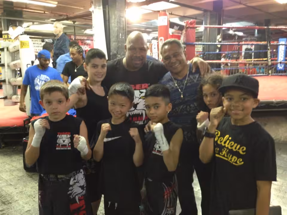 Tiger Schulmann's Martial Arts adults and kids Group Photo