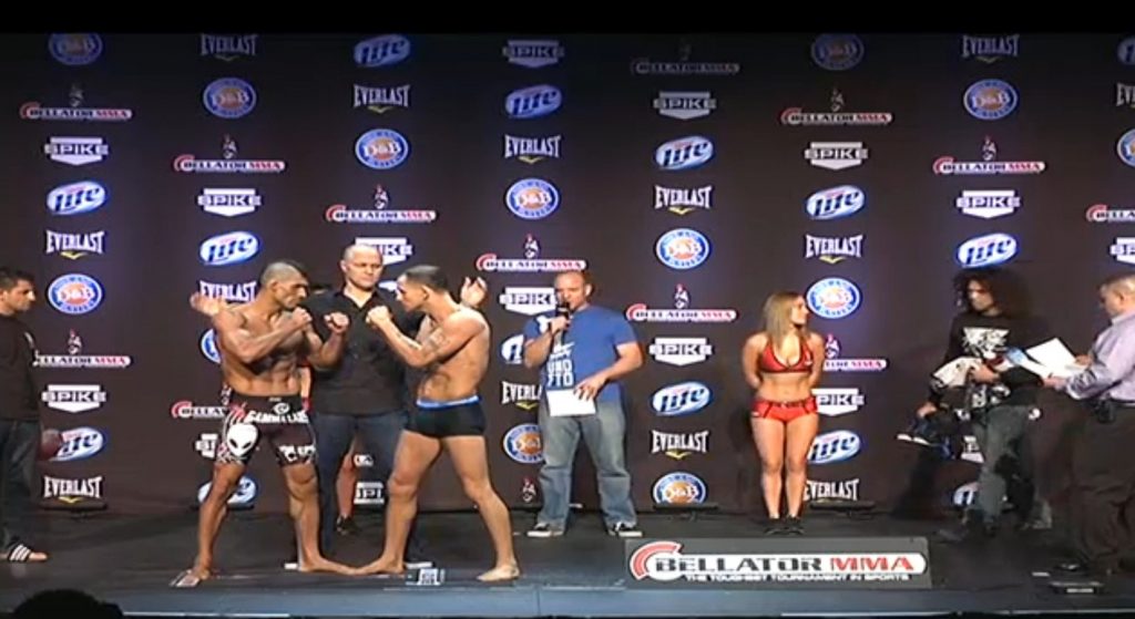 Two MMA fighters Face Off at the Bellator event