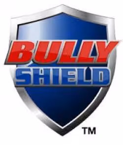 Bully Shield blue red gray Logo