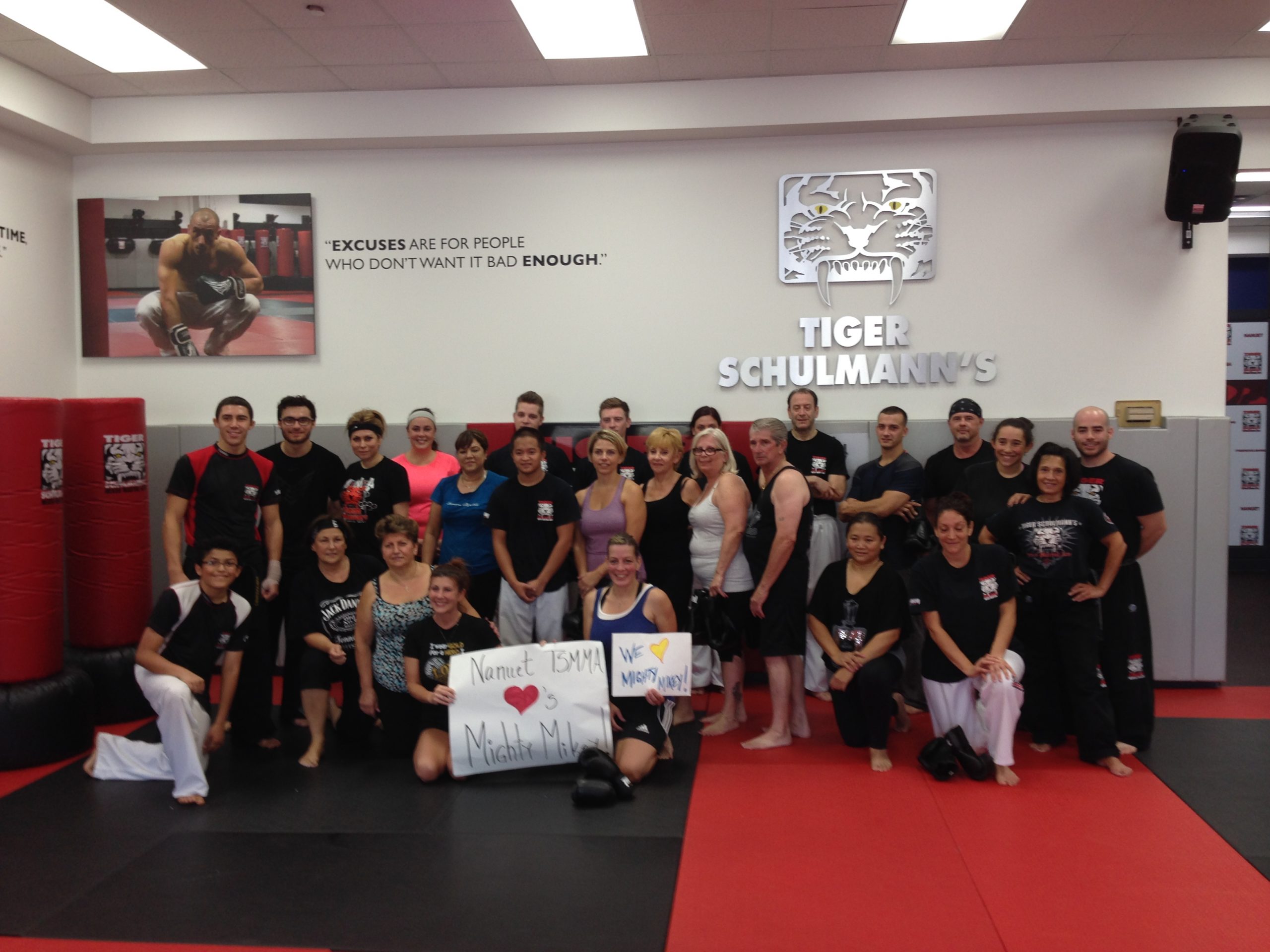 Team Photo at Tiger Schulmann's Martial Arts Nanuet