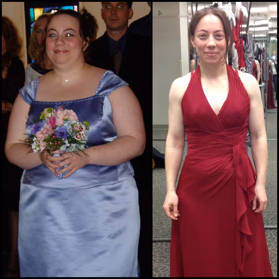 Woman Weight Loss Before and After Tiger Schulmann's program