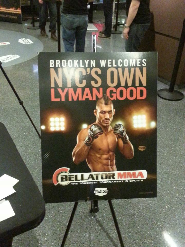 MMA fighter Lyman Good's poster for the Bellator event