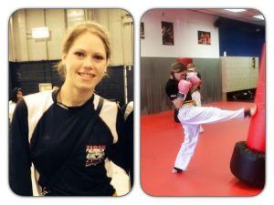 Sarah has become more confident and empowered through learning self-defense