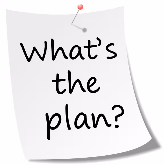 What's the Plan on a pinned down note