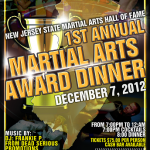 1st annual martial arts award dinner in NJ poster