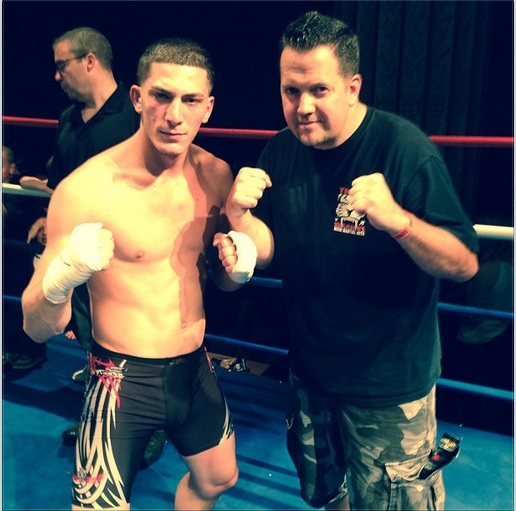 TIger Schulmann's MMA fighter with his coach