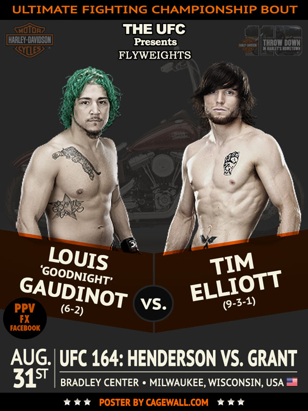 louis-gaudinot-tim-elliott-ufc-164-poster