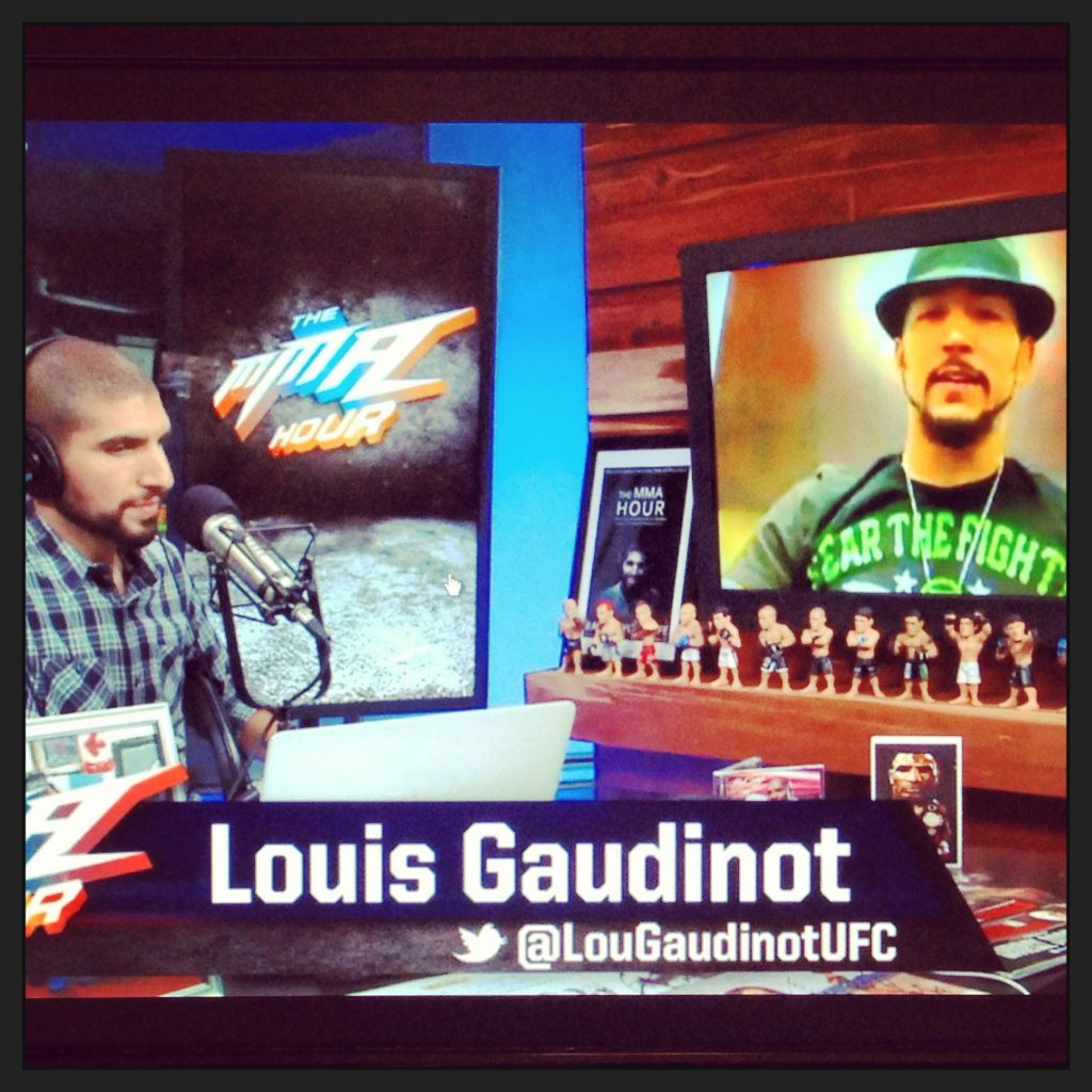 MMA fighter Louis Gaudinot Interview on TV