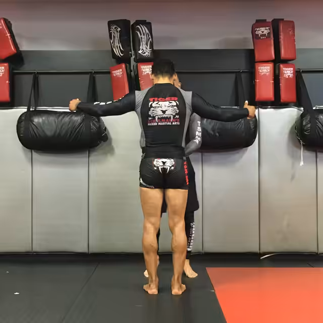 Lyman Good recieving his 3rd degree sensei promotion