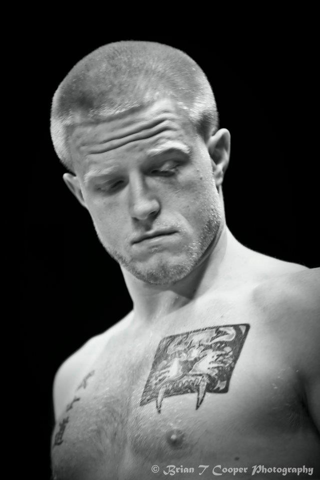 MMA fighter Craig Alexander with a tattoo