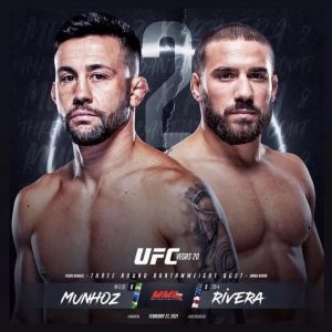 UFC fighters Munhoz and Rivera