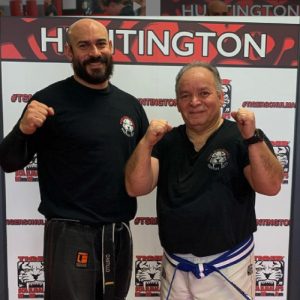 Two martial arts experts at Tiger Schulmann's Huntington