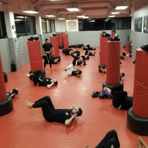 Martial arts workout at Tiger Schulmann's Hauppauge