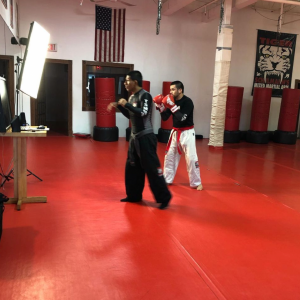 Two martial arts fighters in Tiger Schulmann's Yonkers