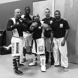 Five male fighters at Tiger Schulmann's Yonkers