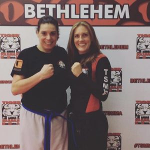 Two female martial arts fighters in Bethlehem