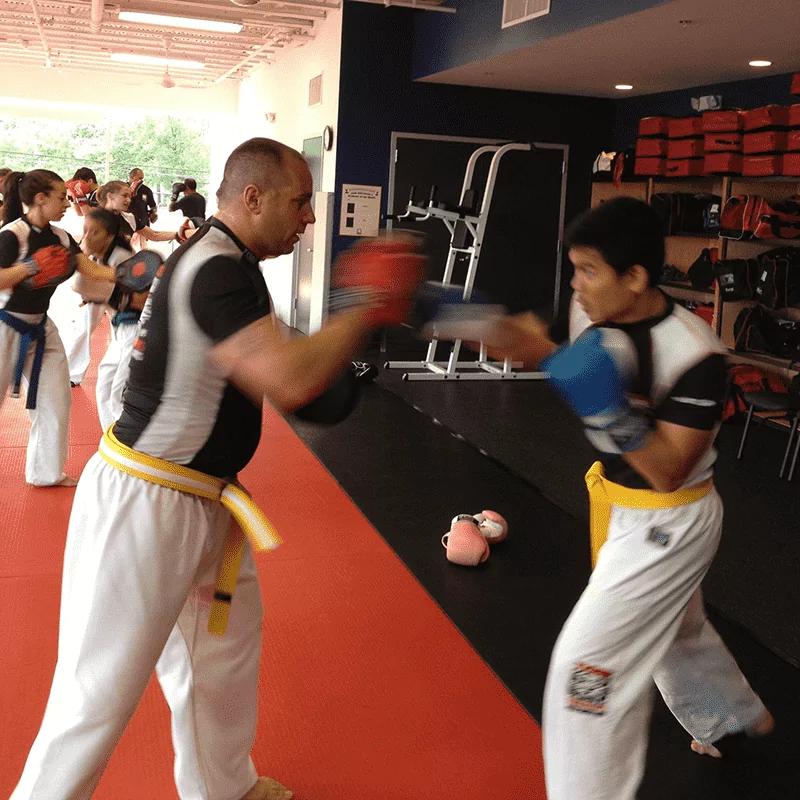 Kids Martial arts workout at Tiger Schulmann's in Englewood