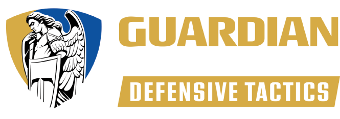 A logo with Guardian next to ochre colored letters
