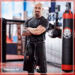 MMA fighter at Tiger Schulmann's in Princeton