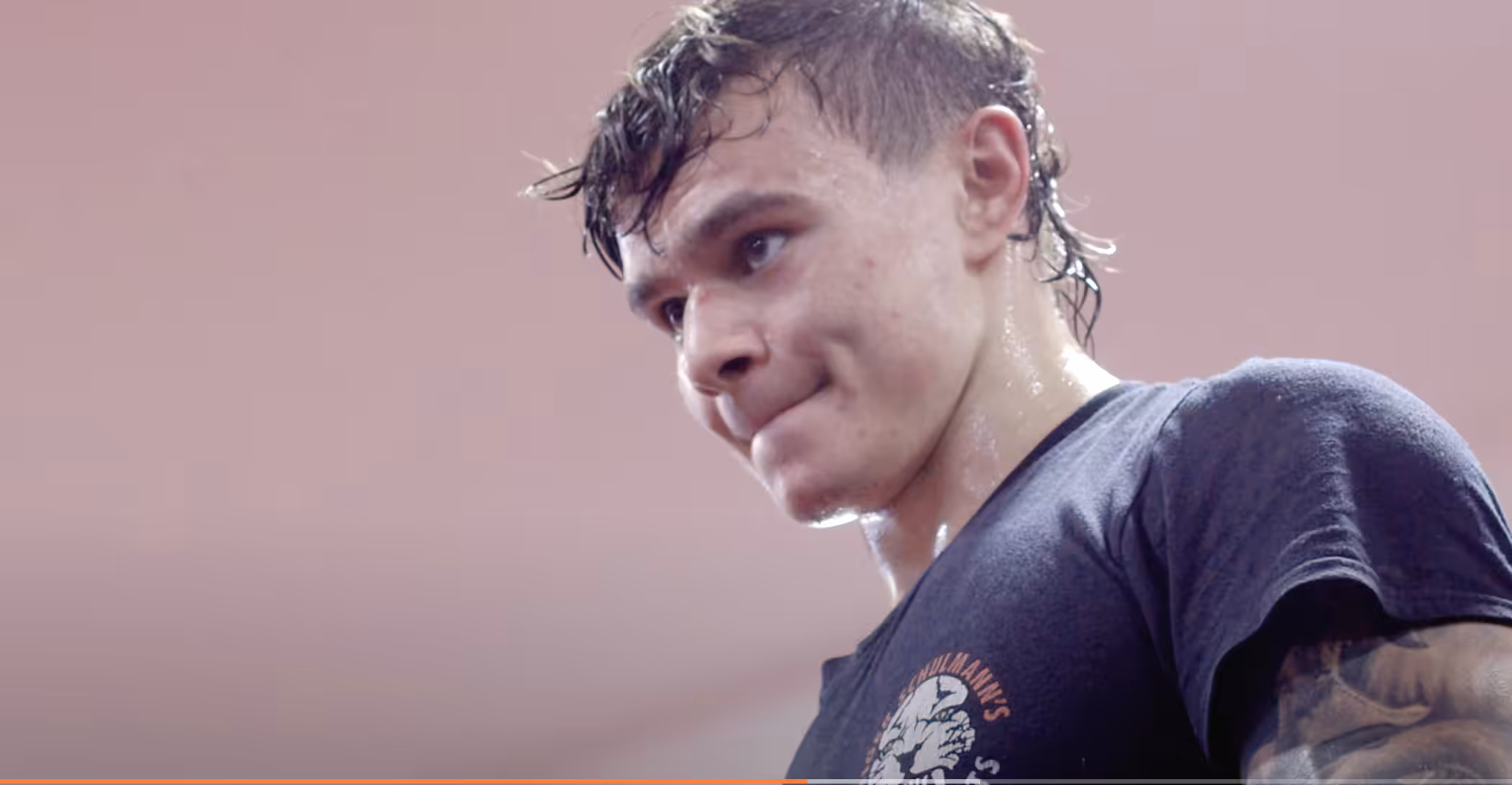 Tiger Schulmann's MMA fighter Ryan Burgos focused during the fight