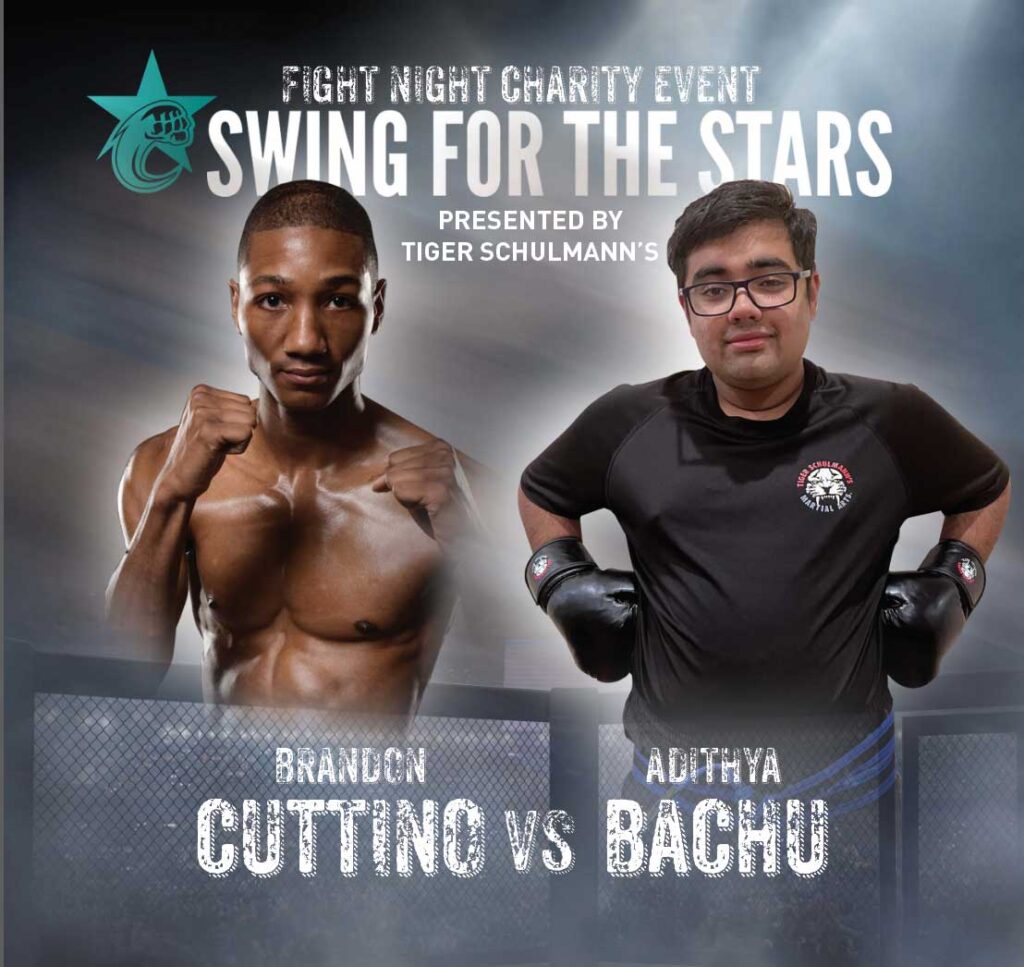 Fight night TSK Charity Event Brandon Cuttino vs Adithya Bachu