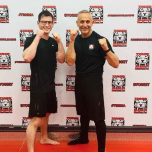 Two martial arts fighters at Tiger Schulmann's Syosset